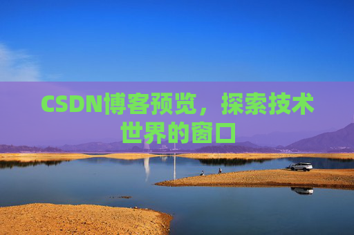 CSDN博客预览,探索技术世界的窗口